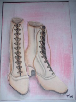 Victorian Shoes (white)